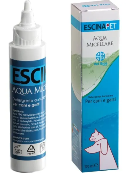 ESCINAPET Acqua Micellare per Cani e Gatti 100ml